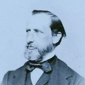 Historic portrait of Henri Nestlé, founder of the Nestlé company